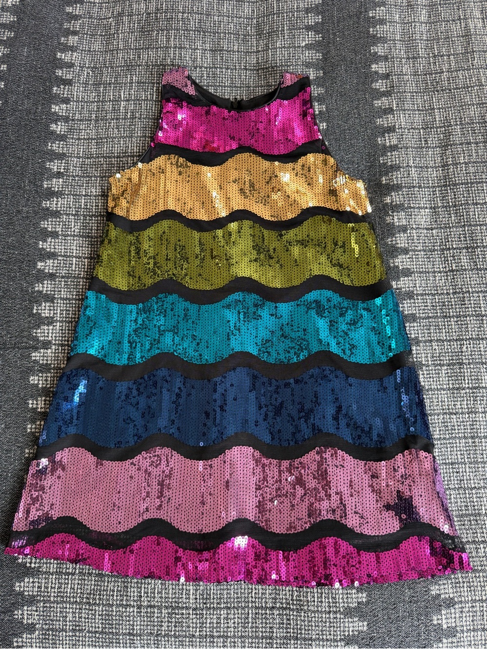 Pippa & Julie Hot Pink Sequin Dress